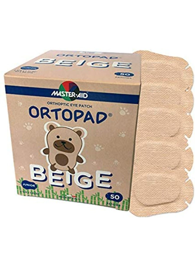 ORTOPAD ORTHOPTIC BEIGE JUNIOR 50 PCS EYE PATCHES FOR LAZY EYES