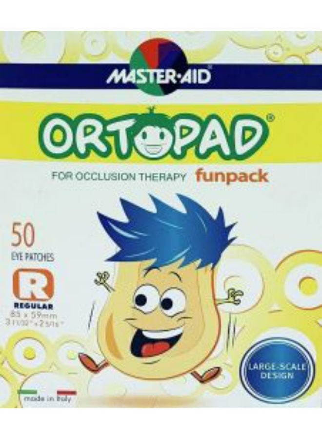 ORTOPAD FUN PACK REGULAR 50 PCS ORTHOPTIC EYE PATCHES FOR LAZY EYES