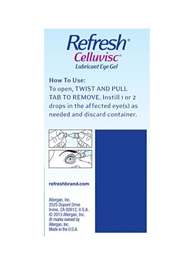 Pack of 30 Celluvisc Lubricant Eye Gel