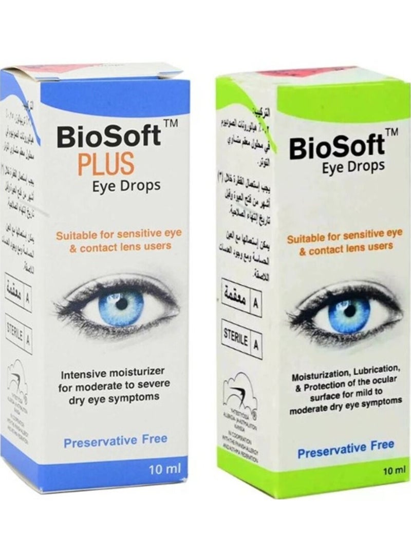 Biosoft Eye Drops 10 mL and Biosoft Plus Eye Drops 10 mL