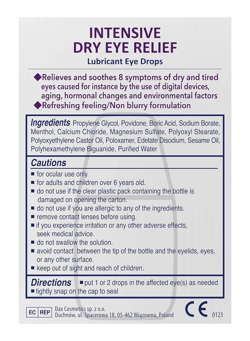 Dry Aid Intensive Eye Drops