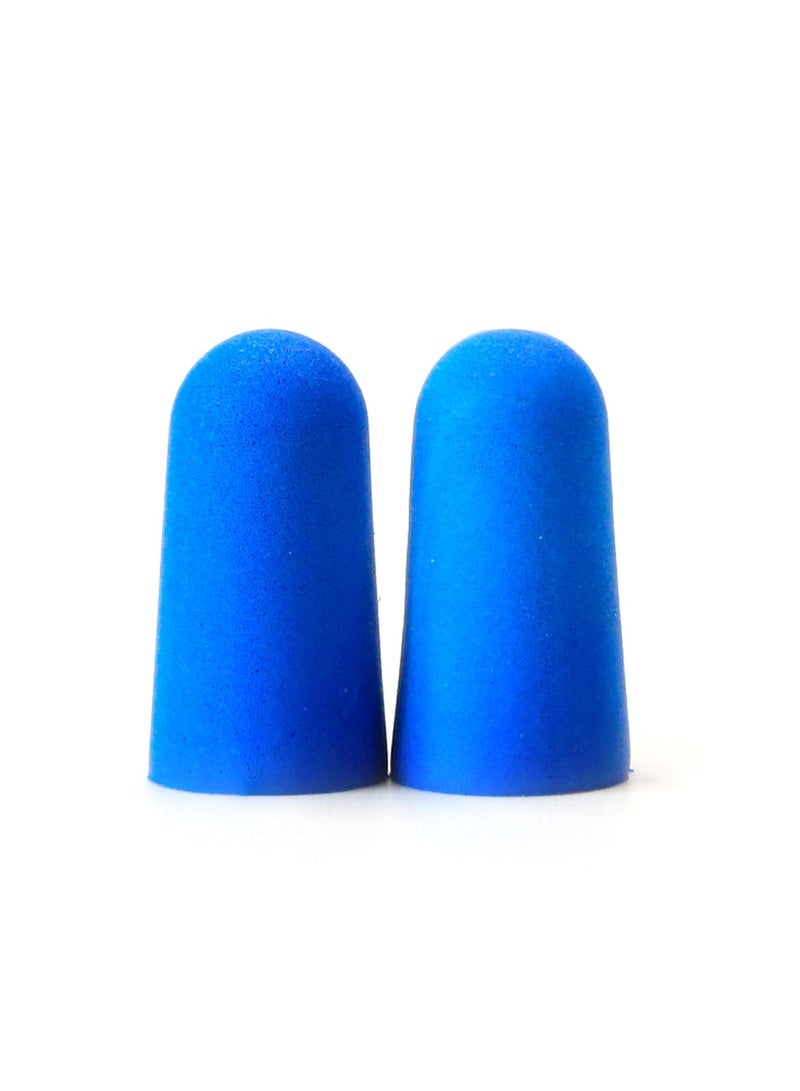 HASPRO [50 PAIRS] Eco-Friendly Bulk Pack, Ultra Soft Foam Earplugs in GIGA Tube with Carry Case, Best Earplugs for Noise Canceling, Snoring, Work, DIY, Noise Reduction SNR 38dB (Blue)