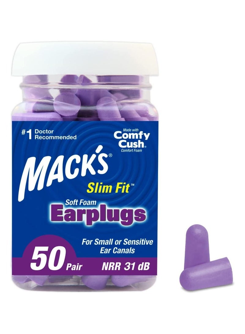 Slim Fit Soft Foam Earplugs Small Ear Plugs