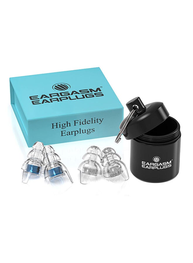 High Fidelity Earplugs For Concerts Musicians Motorcycles Noise Sensitivity Conditions And More - Blue