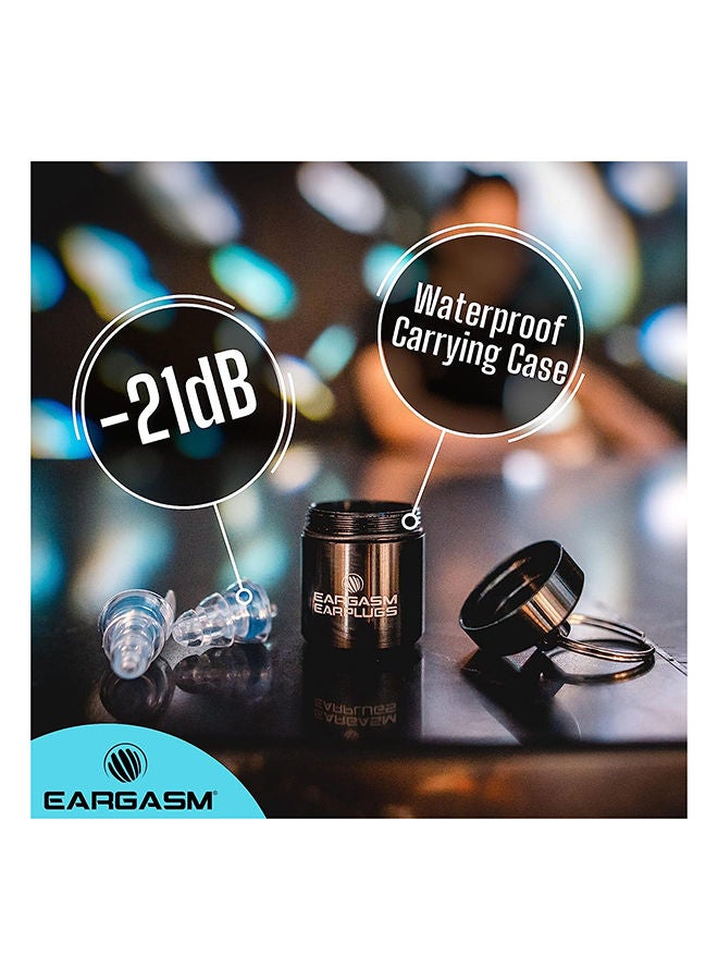 High Fidelity Earplugs For Concerts Musicians Motorcycles Noise Sensitivity Conditions And More - Blue