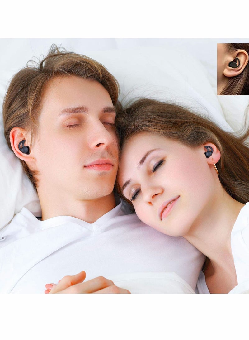 Ear Plugs for Sleeping Noise Reduction, 3 Pairs Silicone Sleep Earplugs Reusable Hearing Protection Sound Blocking Snoring Swimming Musician Construction