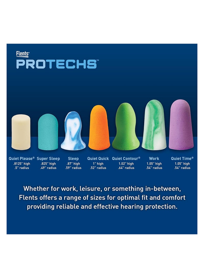 Pack Of 1 foam ear plugs with case, 10 pairs