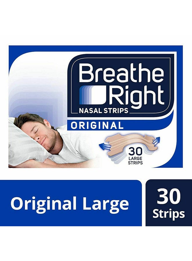 Pack Of 30 Congestion Relief Nasal Strips