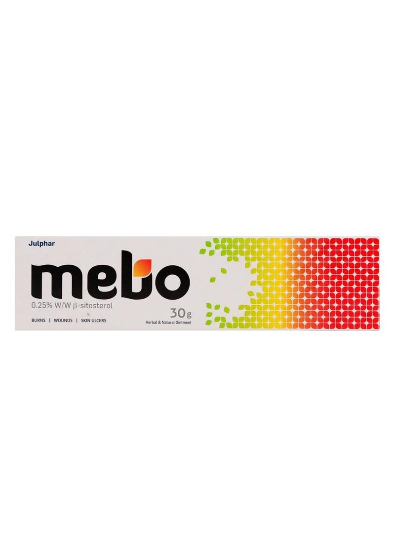 Mebo Herbal and Natural Ointment for Burns, Wounds and Skin Ulcers 30g