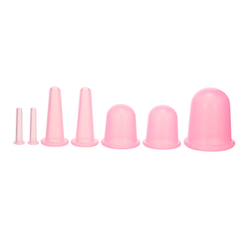 7 Piece 4 sizes Silicone Massage Cupping Cup