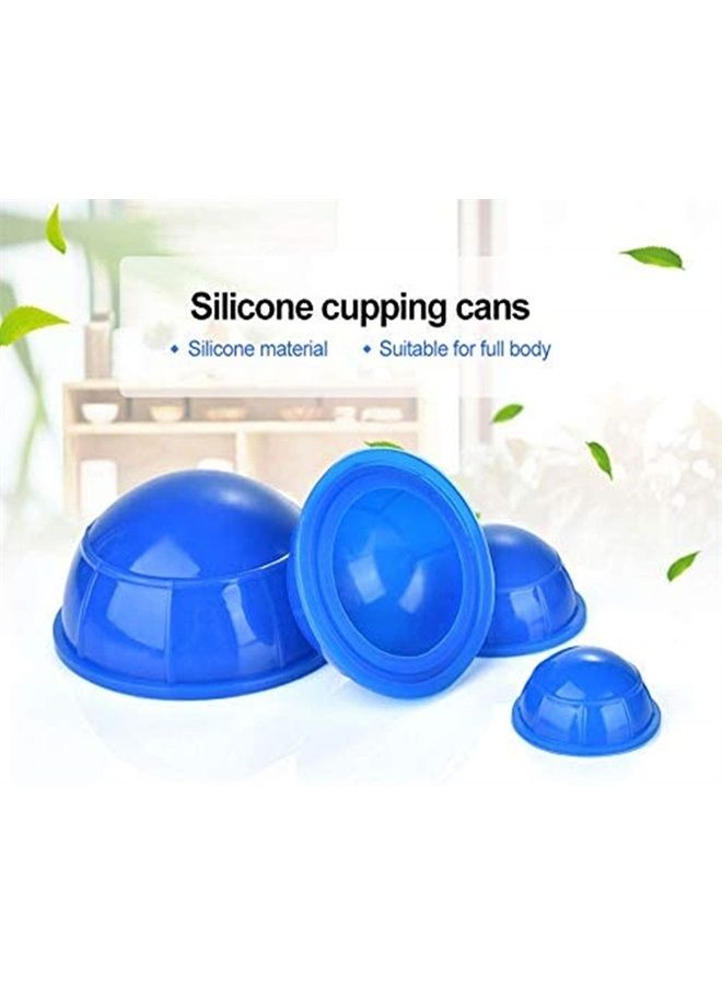 12 Pcs Silicone Massage Cupping Set Vacuum Cupping Acupuncture Cupping Therapy Set Professional Body Massage Cup Set Vacuum Massage Cupping for Pain Relief Muscle Relaxation,Pack of 12