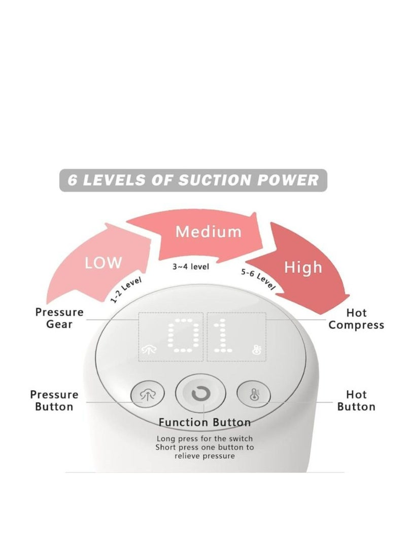 Electronic Cupping Massager Device with Red Stone, LV013