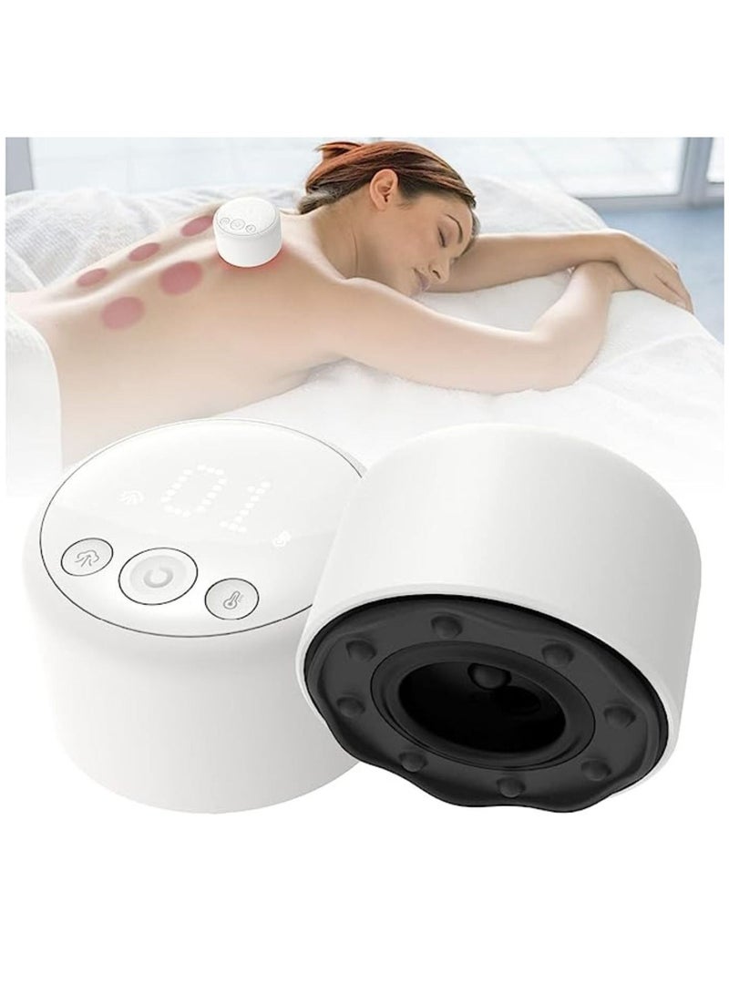 Electronic Cupping Massager Device with Red Stone, LV013