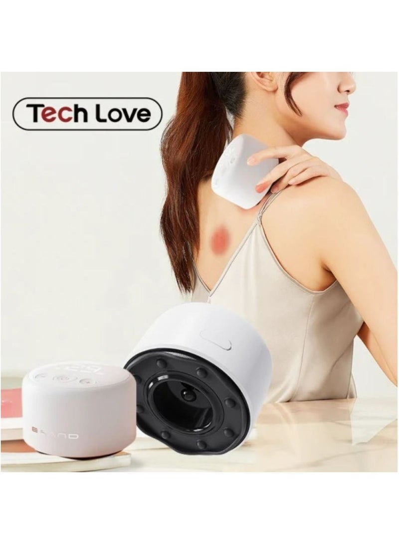 Electronic Cupping Massager Device with Red Stone, LV013