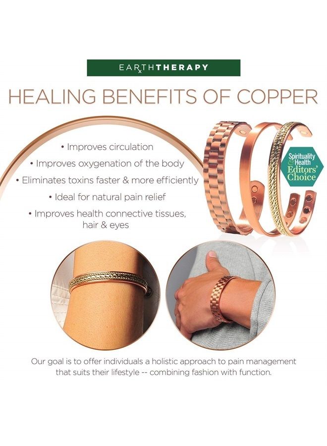 , The Original Pure Copper Magnetic Ring for Men and Women - Adjustable Sizing