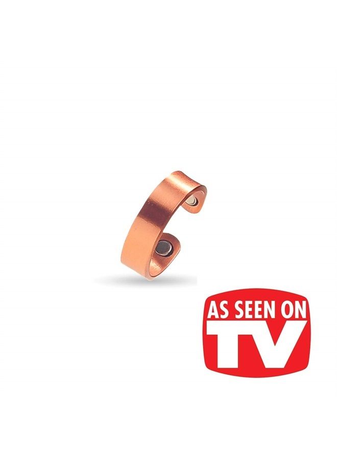 , The Original Pure Copper Magnetic Ring for Men and Women - Adjustable Sizing