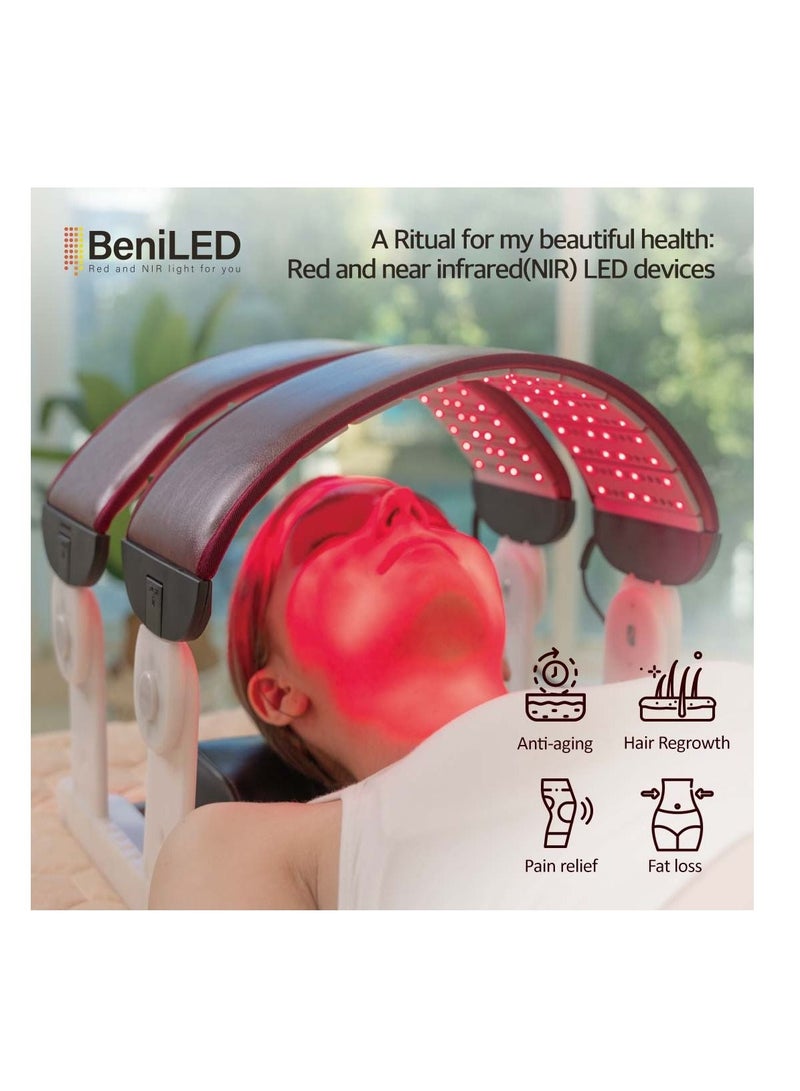 Benilight BeniLed Pro Infrared Red Light Therapy Device- 660nm/850 Nm Pulse Infrared Light Therapy Flexible Device - for Body Fat Loss - Anti-Aging -Pain Relief-FDA Approved Infrared Light Therapy