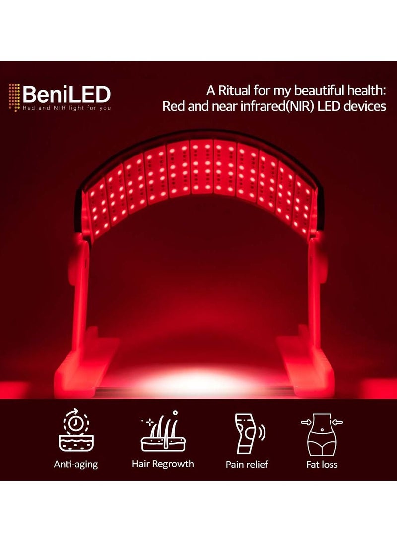 Benilight BeniLed Mini Infrared Red Light Therapy Device- 660nm/850 Nm Pulse Infrared Light Therapy Flexible Device - for Body Fat Loss - Anti-Aging -Pain Relief-FDA Approved Infrared Light Therapy