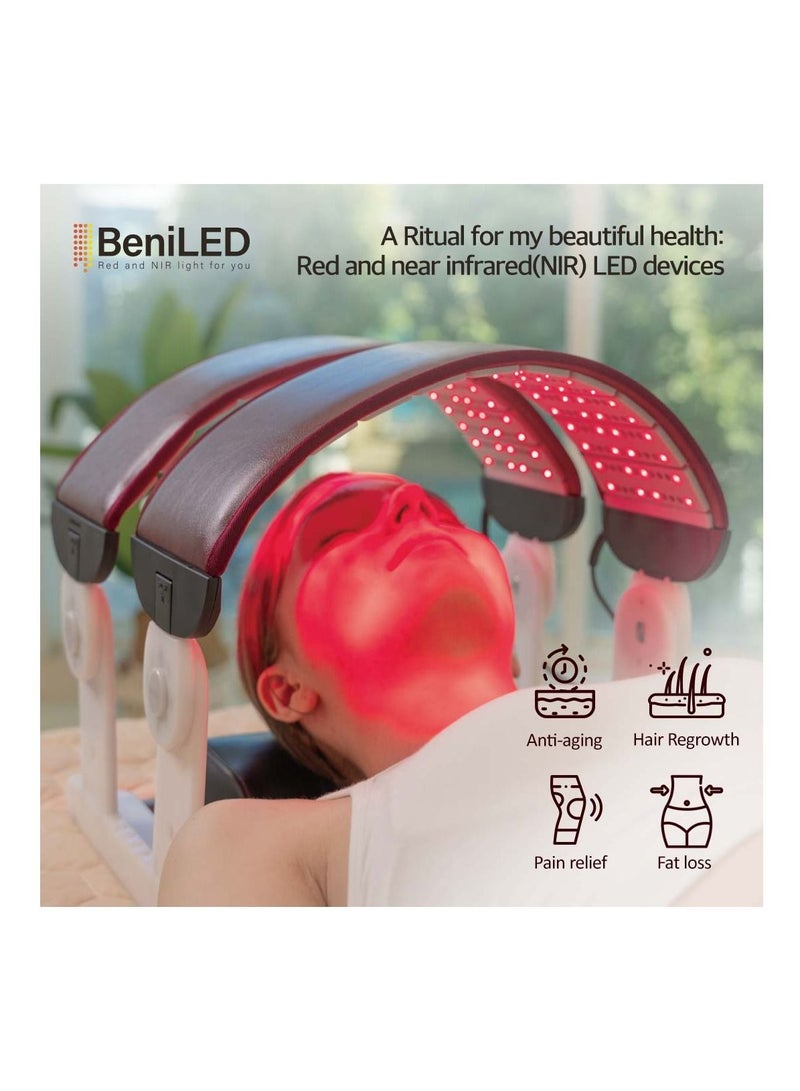 Benilight BeniLed Mini Infrared Red Light Therapy Device- 660nm/850 Nm Pulse Infrared Light Therapy Flexible Device - for Body Fat Loss - Anti-Aging -Pain Relief-FDA Approved Infrared Light Therapy