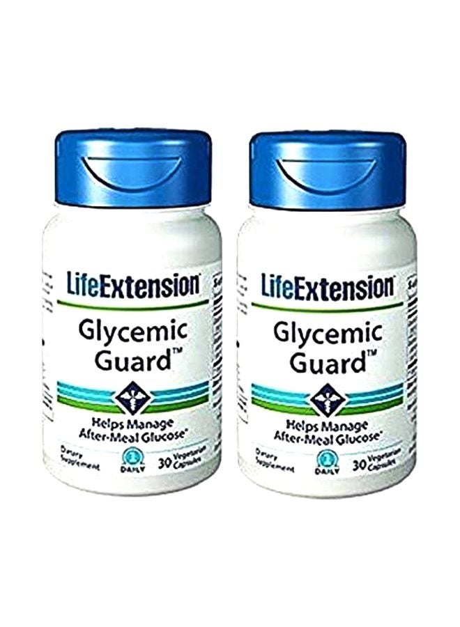 2-Piece Glycemic Guard Dietary Supplement - 30 Capsules