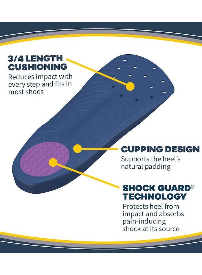 Dr. Scholl’s Heel Pain Relief Orthotics for Spurs General Heel Aggravation (for Women's 5-12)