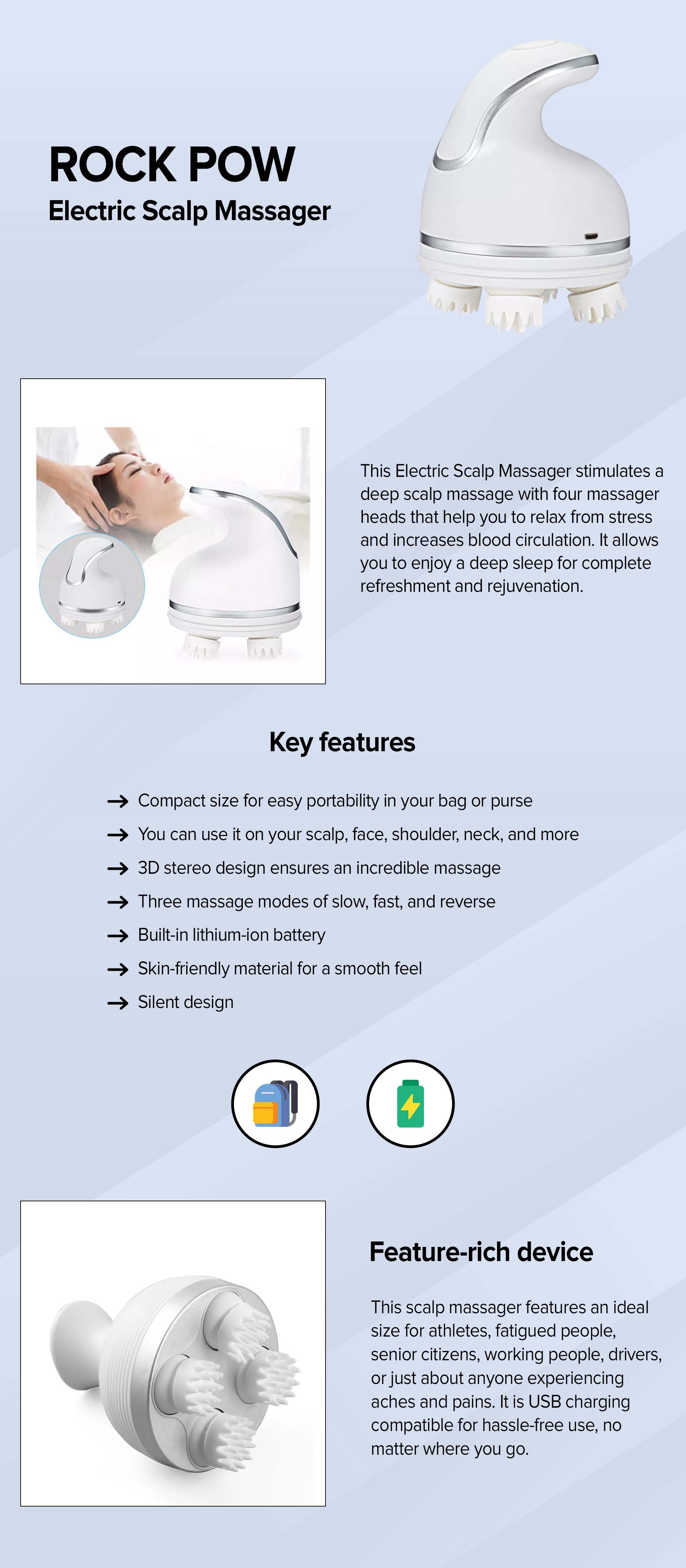 Electric Scalp Massager