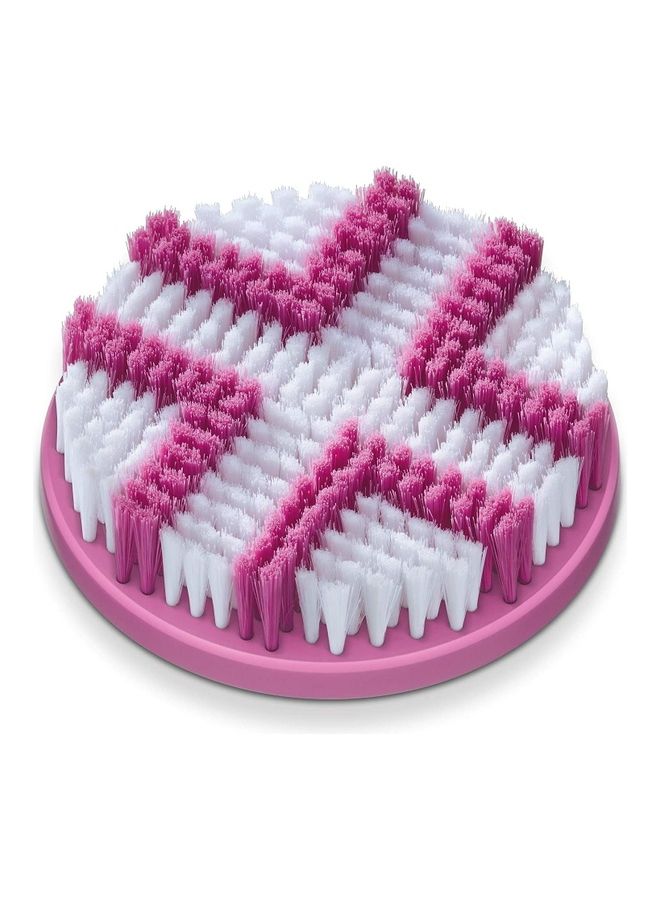 Electric Body Brush Clear/Purple/White 10x7.2x10cm