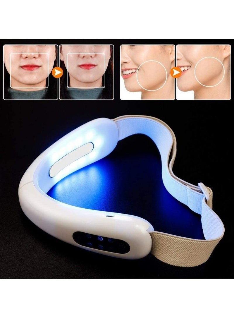 V- Face Shaping Massager Facial Lifting Machine, Micro Current Face Slimming Electric Face Slimming Machine Double Chin Shaping Massager