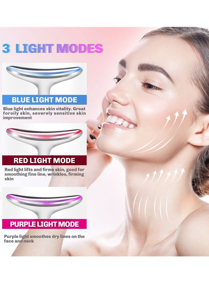 Electric Neck Massager Face massager Premium Face Massager Beauty Machine Wrinkle Skin Care Double Chin Vibration Beauty Therapy Massage Remove Fine Lines Neck Skin Tightening Face Lifting Machine