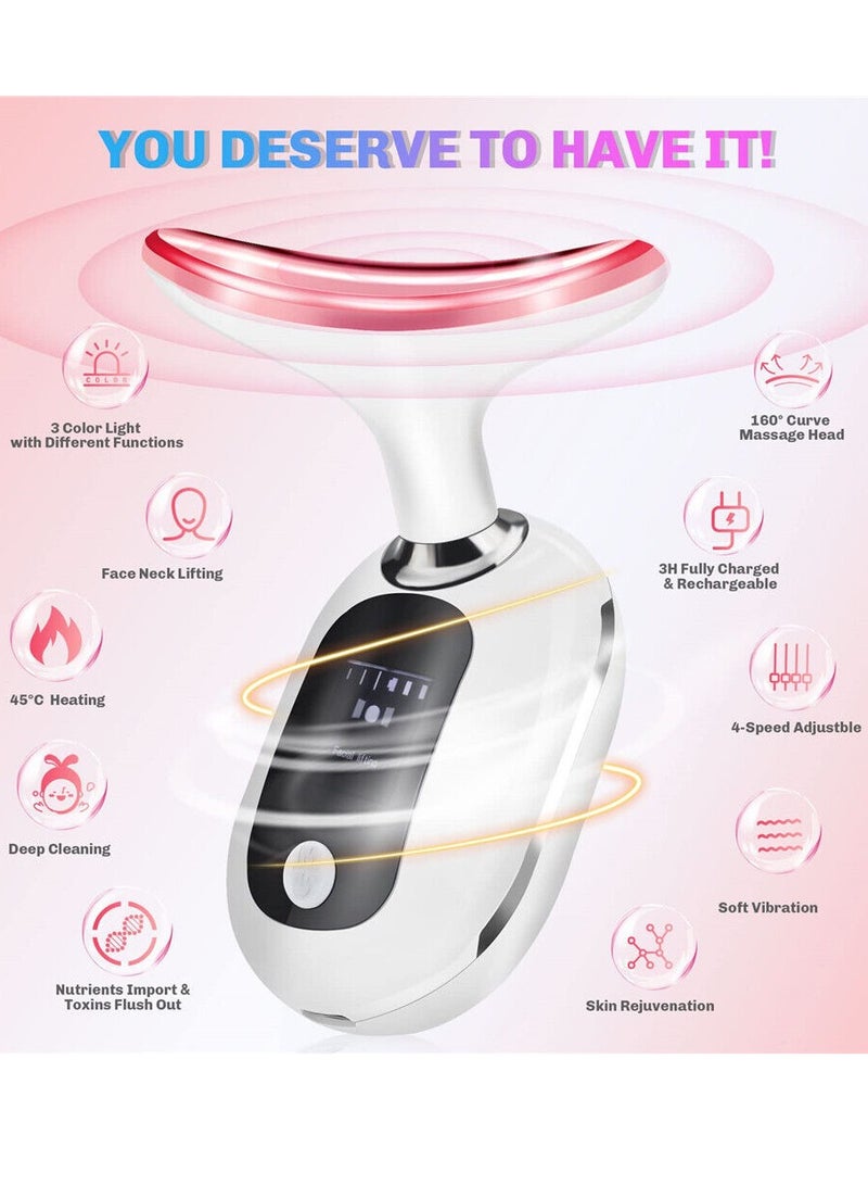 Electric Neck Massager Face massager Premium Face Massager Beauty Machine Wrinkle Skin Care Double Chin Vibration Beauty Therapy Massage Remove Fine Lines Neck Skin Tightening Face Lifting Machine