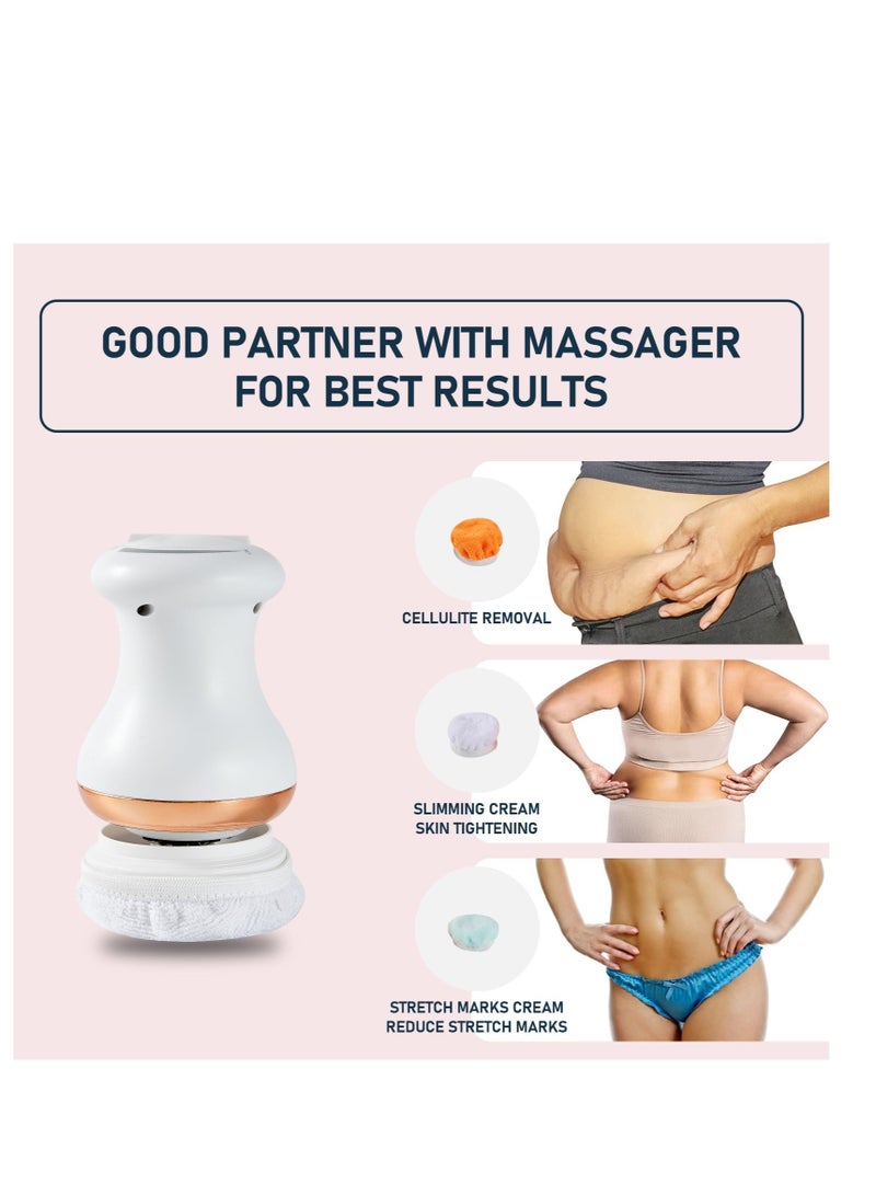 Body Sculpting Machine, Electric Cellulite Massager, Cellulite Massager for Women, with 3 Skin-Friendly Pads, Electric Body Sculpting Massager for Belly, Waist, Legs, Arms, Butt