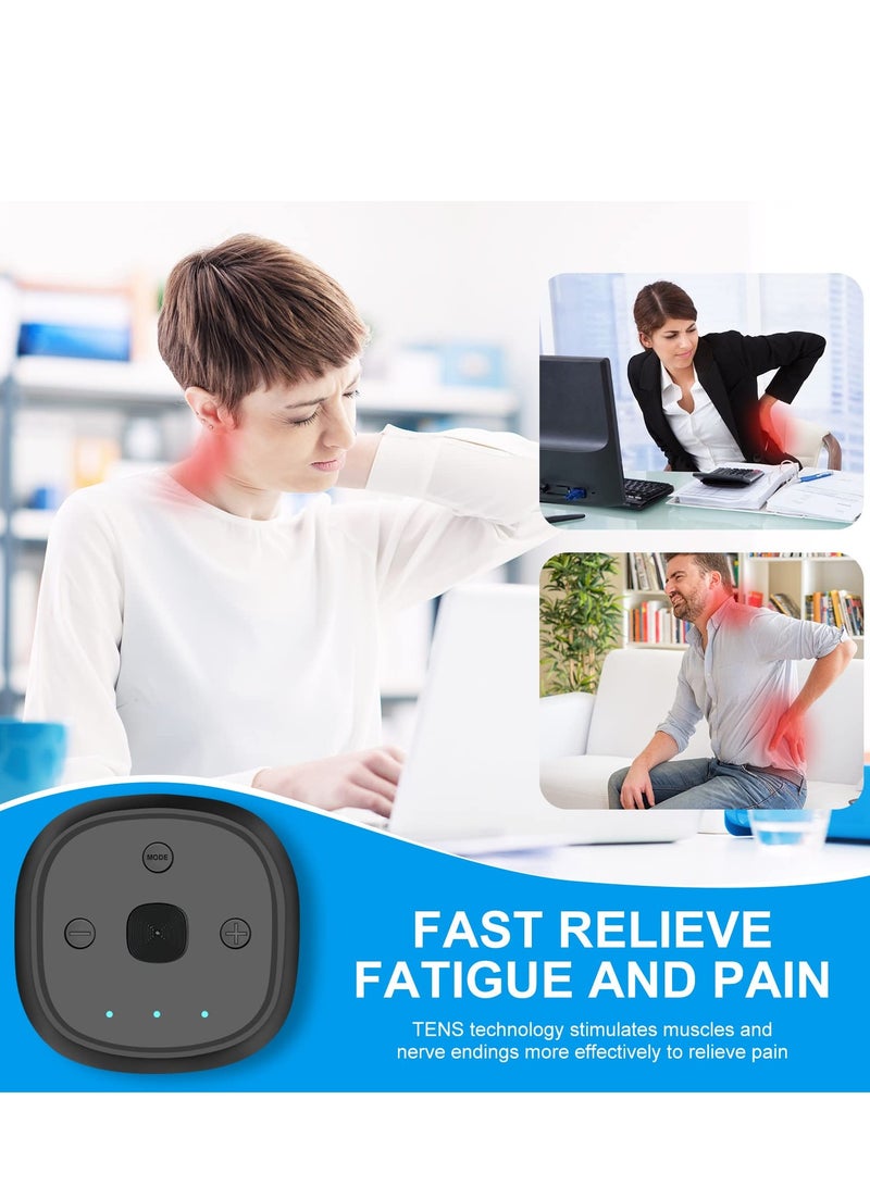 Electric Massagers, TENS Unit Muscle Stimulator, Wireless Pain Relief, Portable Electro Pulse Impulse Mini Massager Machine for Lower Back and Neck