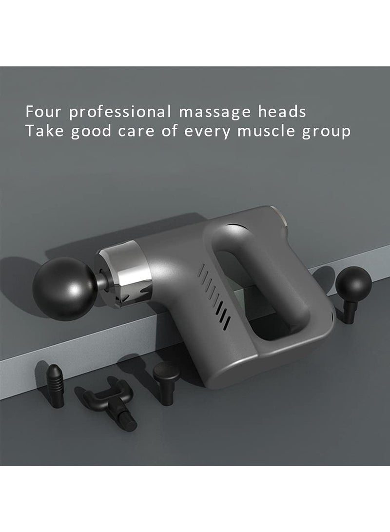 Massage Gun Fascial Gun Muscle Massager Deep Tissue Percussion Massager Body Relax Pain Relief Electric Therapy Gun for Fitness Relaxer