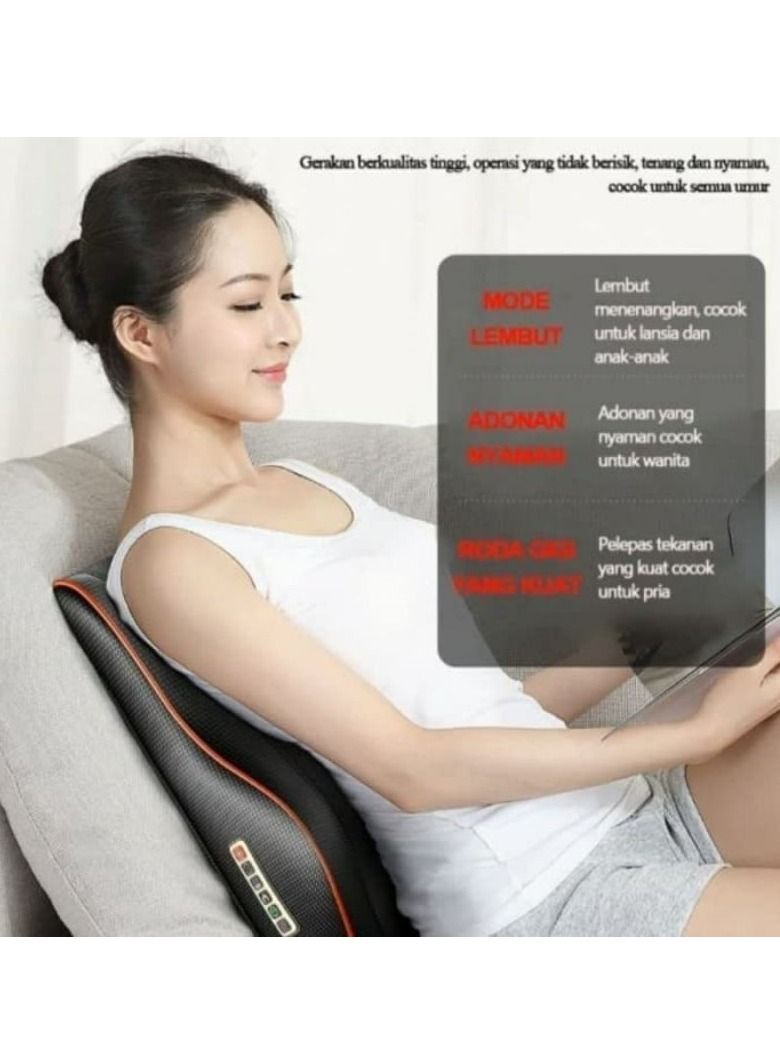 Magnet Vibration Lumbar Massage Instrument Multi Work Cervical Spine Pillow Neck Lumbar Pillow