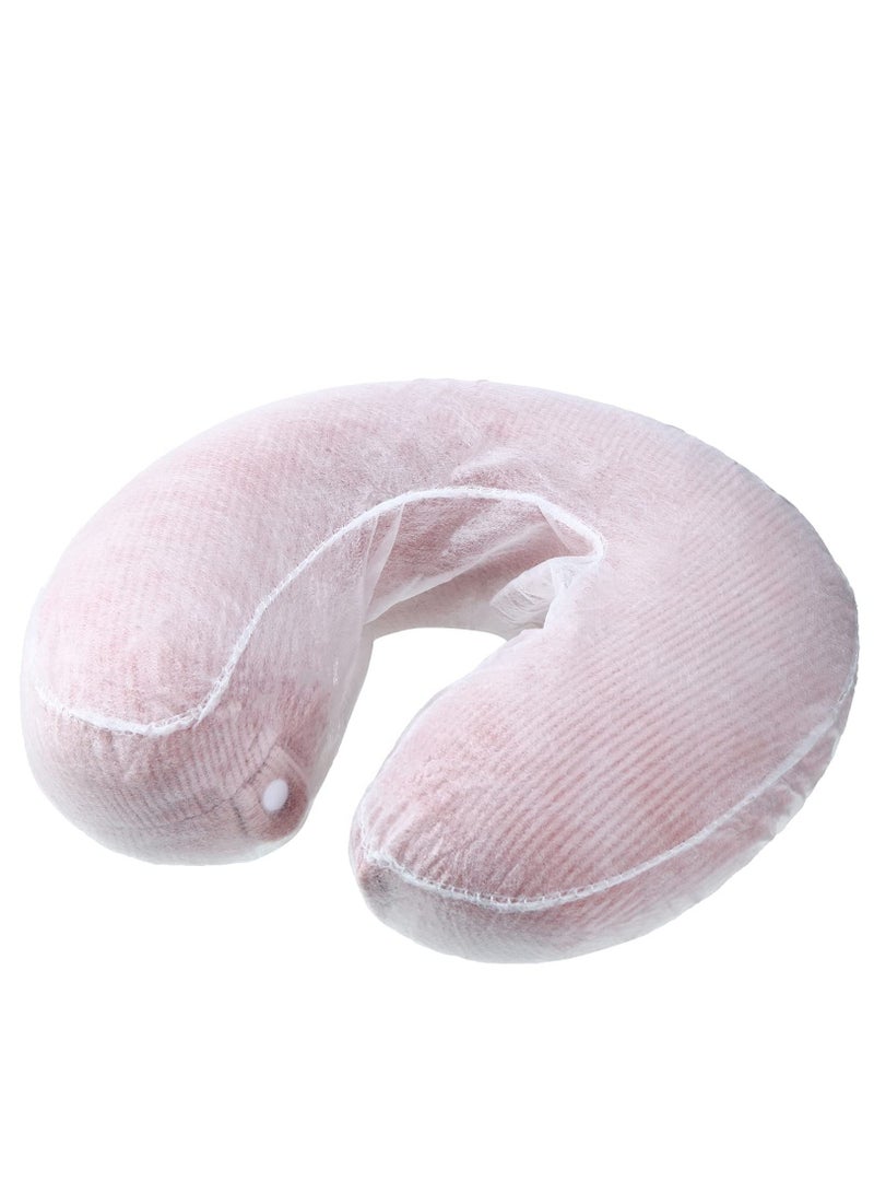 100 Pieces Disposable Headrest Covers Disposable Massage Covers Massage Headrest Covers Non-Sticking Cradle Cover Non-woven U-shaped Cradle Cover for Massage Tables