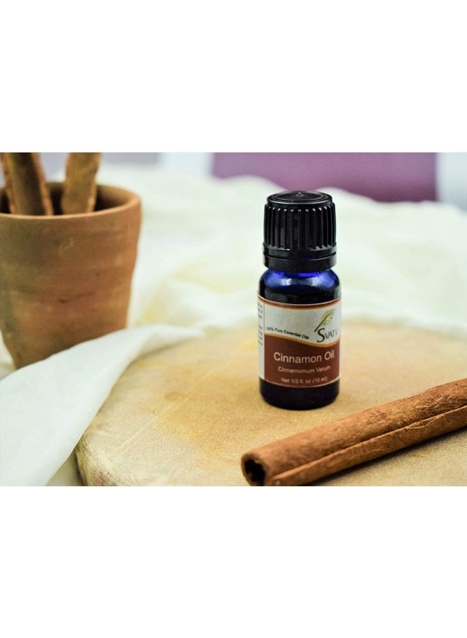 Cinnamon Essential Oil Therapeutic Grade Aromatherapy Oils Fragrance Oil for Diffuser Yoga Massage & DIY Personal Care 10 ml