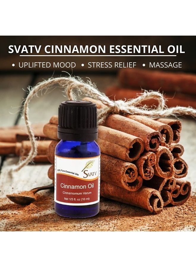 Cinnamon Essential Oil Therapeutic Grade Aromatherapy Oils Fragrance Oil for Diffuser Yoga Massage & DIY Personal Care 10 ml