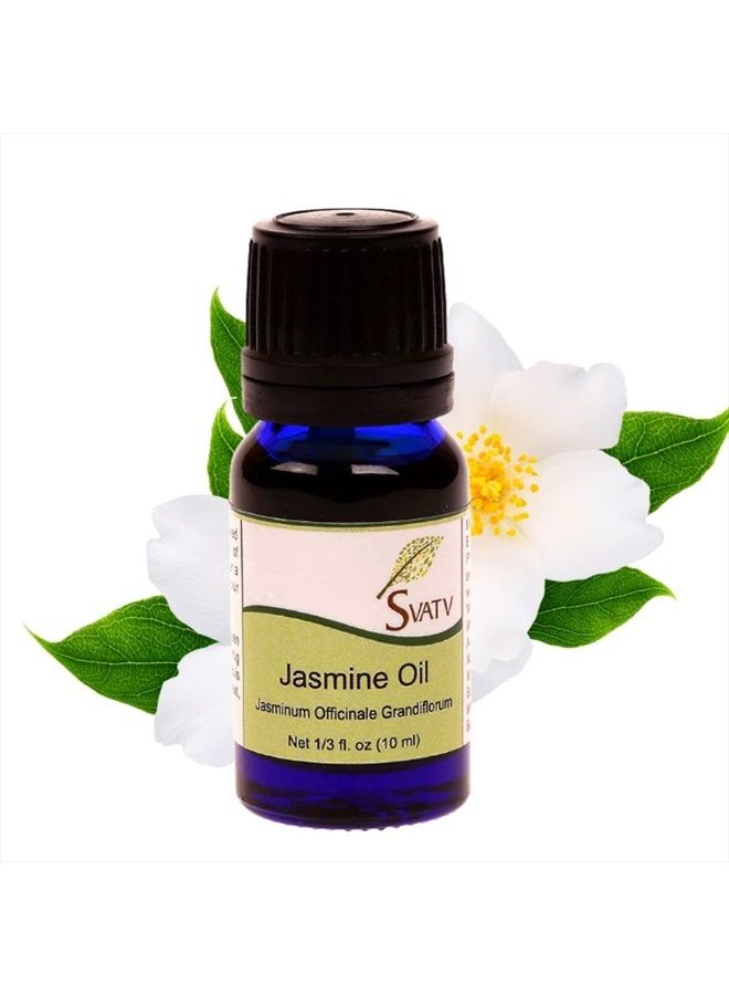 Jasmine Essential Oil Therapeutic Grade Aromatherapy Oils Fragrance Oil for Diffuser Yoga Massage & DIY Personal Care 10 ml