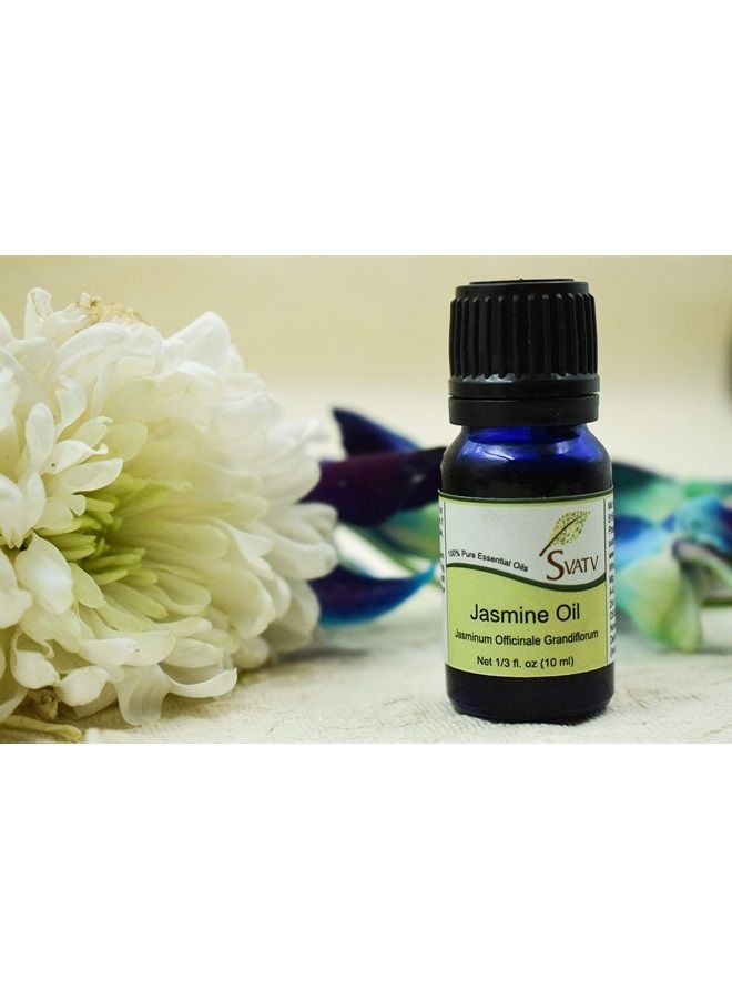 Jasmine Essential Oil Therapeutic Grade Aromatherapy Oils Fragrance Oil for Diffuser Yoga Massage & DIY Personal Care 10 ml