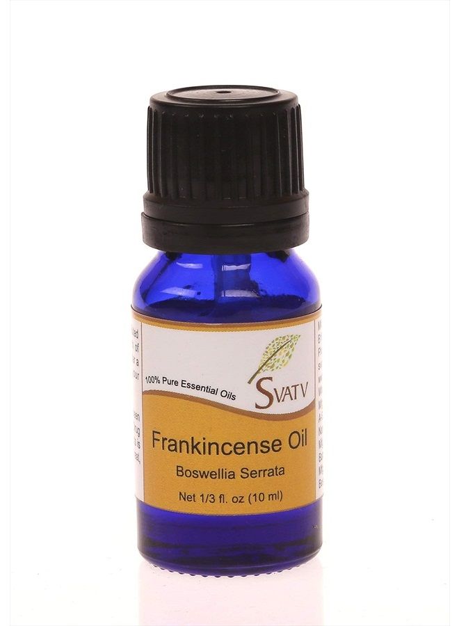 Frankincense Essential Oil for Yoga Massage & Therapeutic Grade, Boost Uplifted Mood & Room Fragrance Oil for Diffuser, Aromatherapy Oils, DIY Personal Care - 10ml