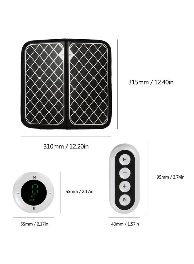 Foldable Foot Massager Pulse Electric Vibration