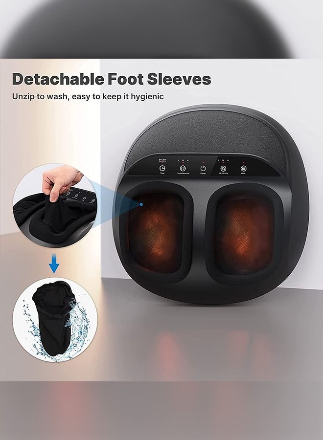 Foot Massager Machine With Heat - Black