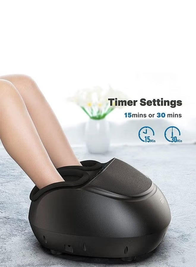 Foot Massager Machine With Heat - Black