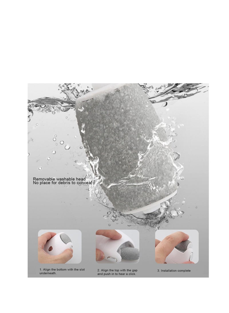 Electric Foot Scrubber, Adjustable 2 Gear Foot File, Rechargeable Professional Heel Repair, Callus Remover, Electric Callus Remover, pedicure tools for feet for Pedicure Home Use, Gold