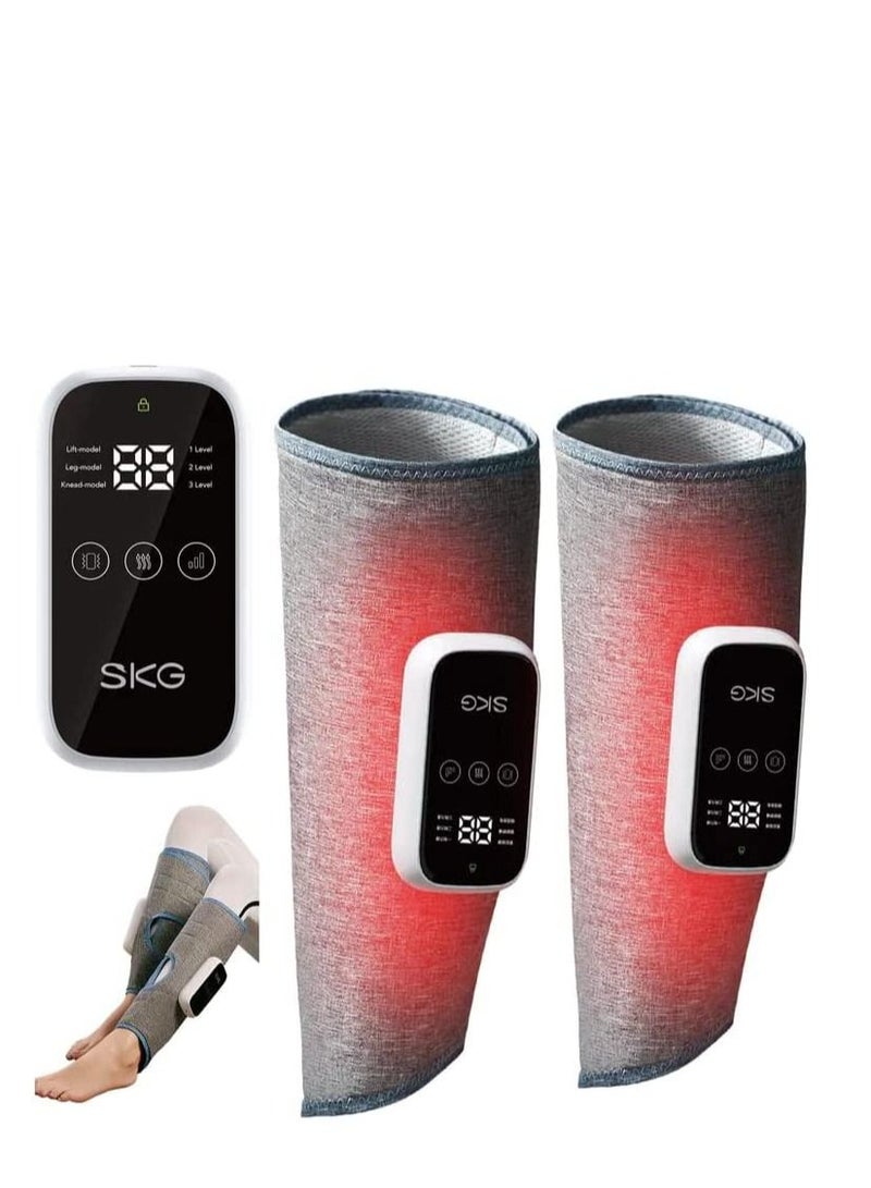 SKG 2PCS Leg Massager Calf Massager Heating Compress Leg Protector Air Pressure Kneading Wireless Portable Relaxation Kneading Leg