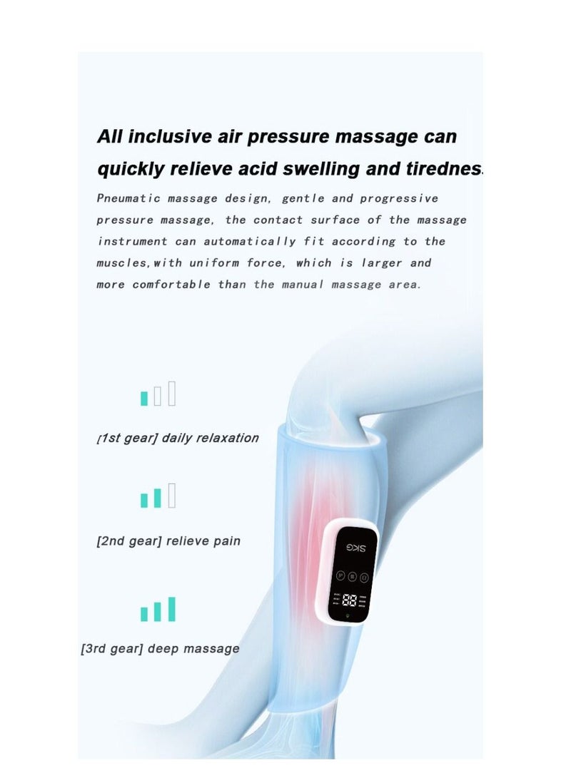 SKG 2PCS Leg Massager Calf Massager Heating Compress Leg Protector Air Pressure Kneading Wireless Portable Relaxation Kneading Leg