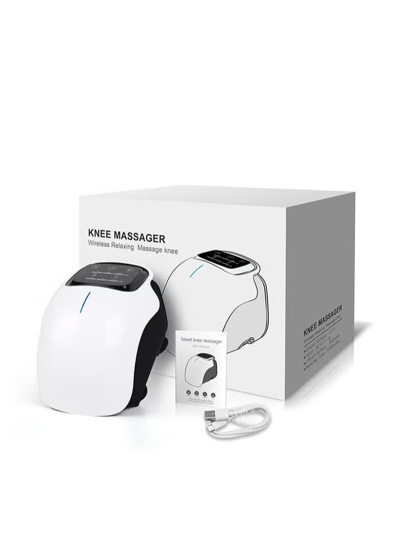Arabest Knee Massager, Infrared Heated Vibration Physiotherapy Arthritis Massager, Kneading and Joint Warmer Rechargeable LED Display