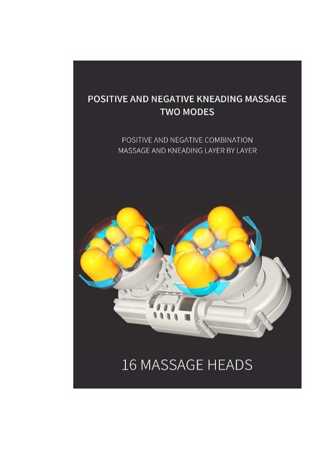 Home Car U Shape Shawl Electric Shiatsu Neck And Shoulder Back Foot Waist Abdominal Body Massager with Heat Vibration Deep Tissue 3D Cervical Kneading Pillow For Muscle Pain Relief