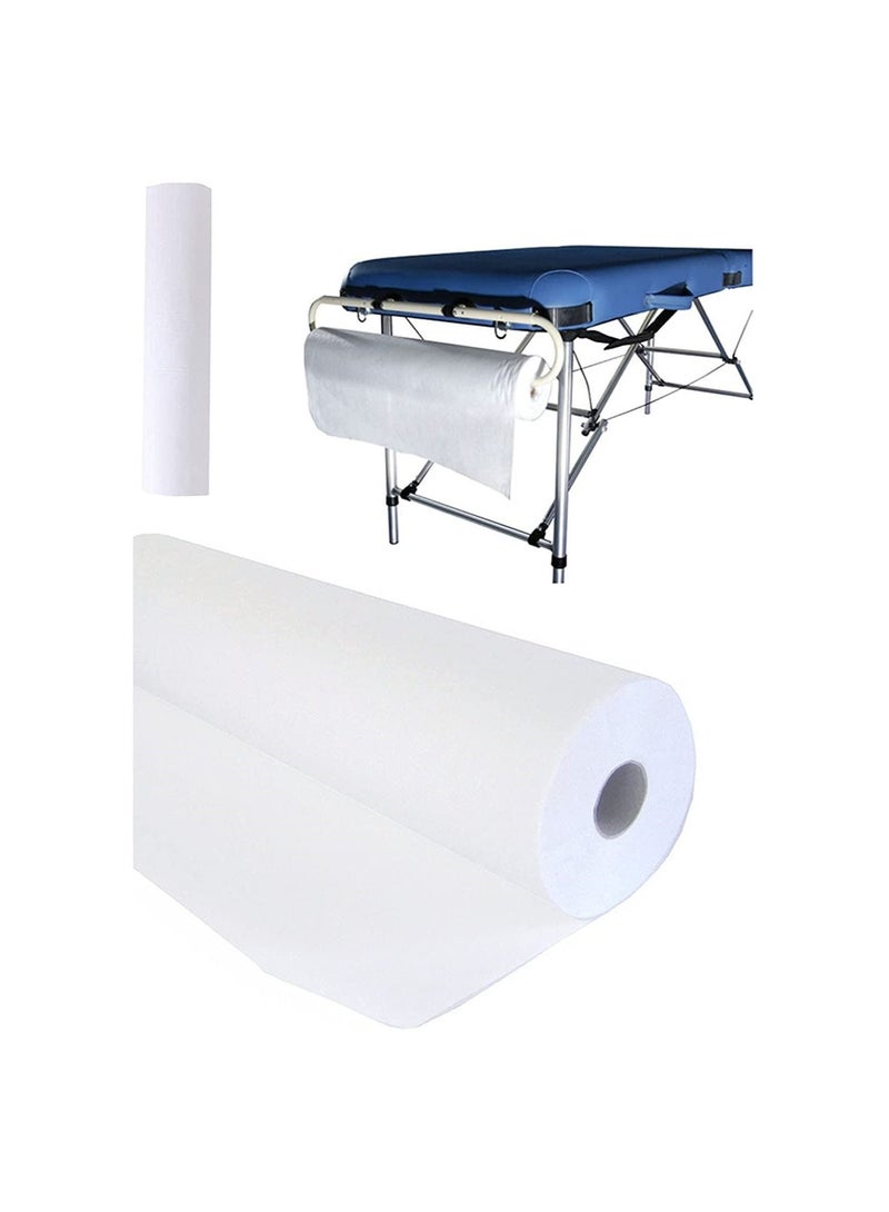 2 Roll Disposable Non Woven Bed Sheets Massage-Clinic-Salon Table Paper-Pink-White 50 PICS PER ROLL