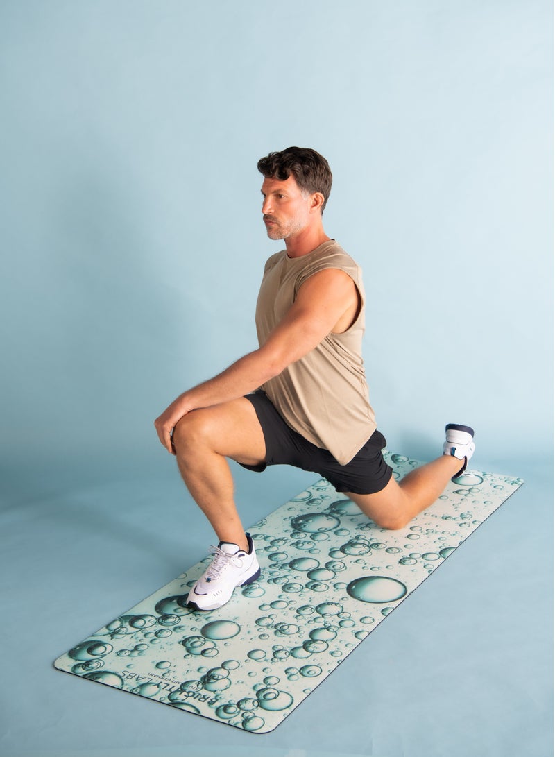 Yoga Mat Non Slip, Eco Friendly Pro Exercise Mat 5MM, Extra Wide and Extra Long, Ideal for All Types of Yoga, Pilates, Floor Workouts Best Gift Choice